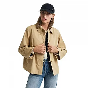 Жіноче коротке пальто GANT з бавовни - Фото 1