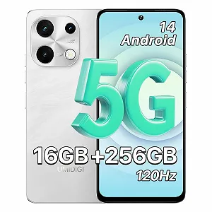 Мобильный телефон UMIDIGI Note 100 5G 6.8 дюймов 120 Гц 16GB + 256GB 50MP + 16MP 5000 мАч Android 14 - Фото 1