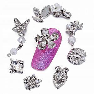 Стразы для рукоделия 100 шт. Стразы для ногтей, украшения для лица, DIY сплавные бусины, блестящие блестки - Фото 1