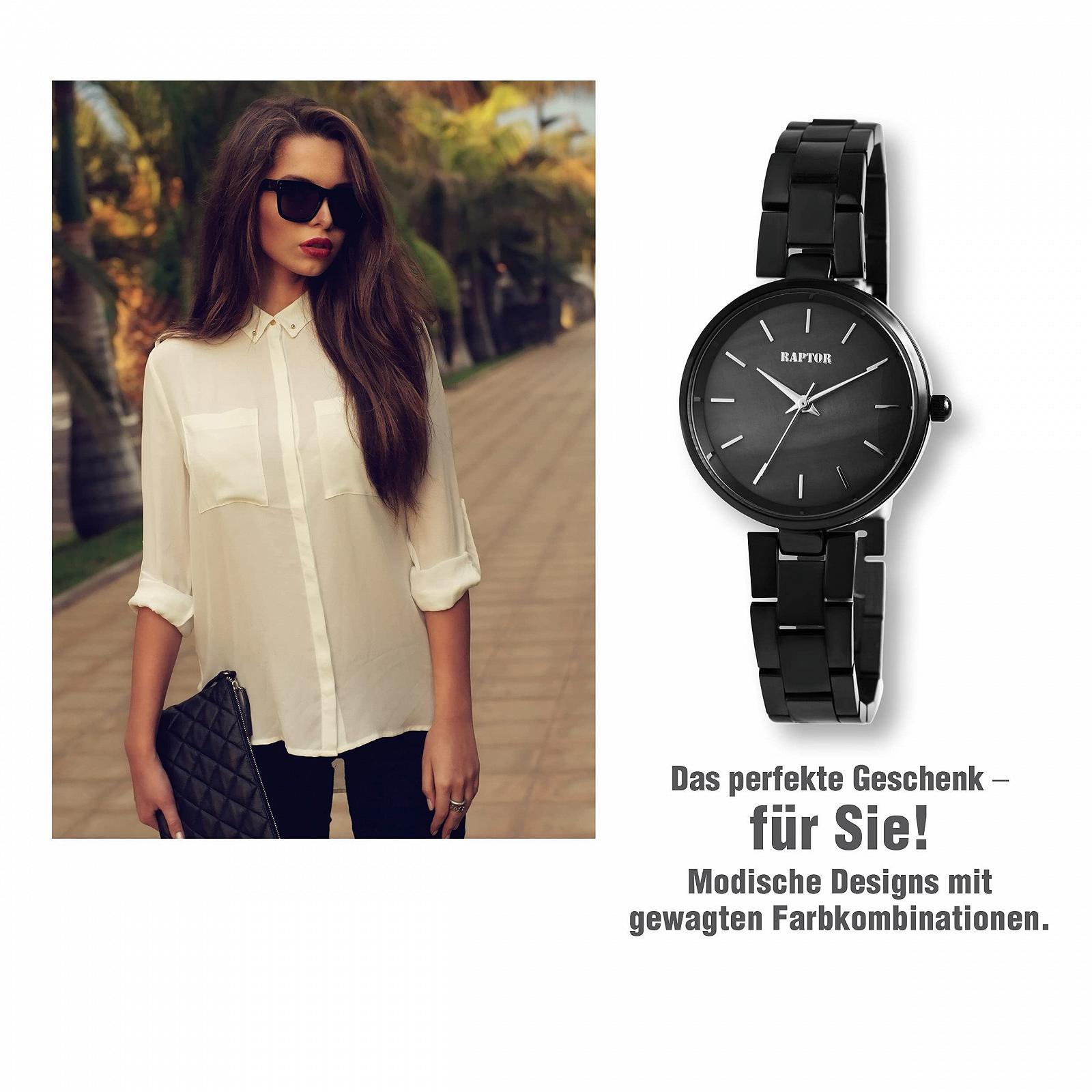 Жіночий годинник Браслет Raptor Pearl RA10182, нержавіюча сталь, перламутровий, аналоговий, кварцовий, фото №6 Жіночий годинник Браслет Raptor Pearl RA10182, нержавіюча сталь, перламутровий, аналоговий, кварцовий, фото №6