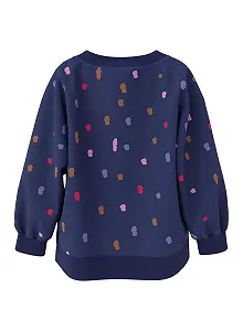 Свитшот NAME IT Nmfnirana LS Loose Sweat Pb для девочек synthetic.ua - Фото 1