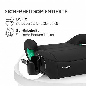 Автокресло-бустер KikkaBoo i-POP i-Size ISOFIX 125–150 см 22–36 кг Черный цена на synthetic.ua - Фото 1 Автокресло-бустер KikkaBoo i-POP i-Size ISOFIX 125–150 см 22–36 кг Черный synthetic.ua - Фото 1