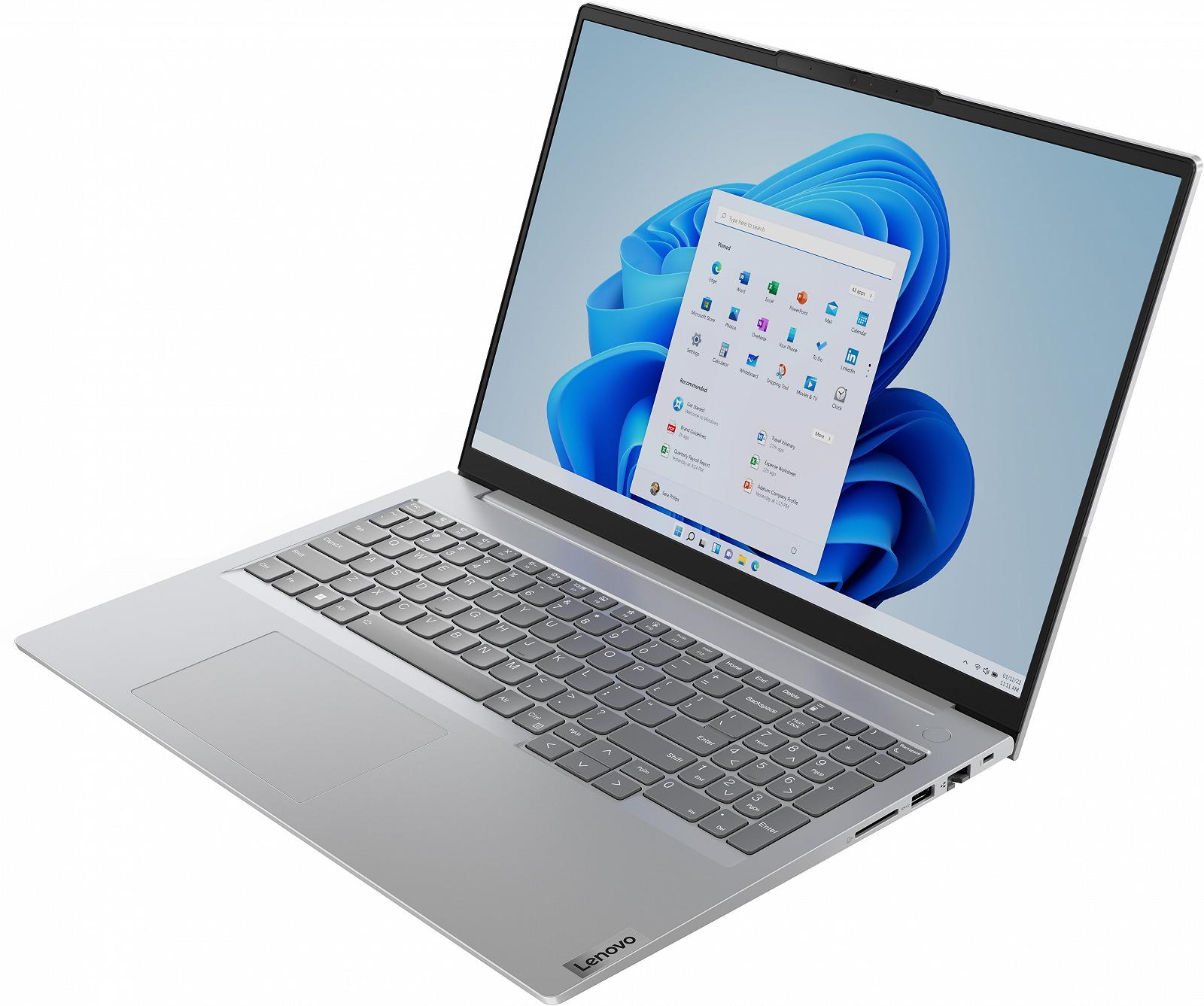 Ноутбук Lenovo ThinkBook 16 G6 ABP 16"IPS WUXGA Ryzen 7-7730U 16/512G сканер+підсвітка Arctic Grey (21KK003LRA), фото №3
