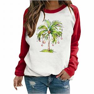 Жіночий Різдвяний світшот З графічним принтом - Фото 1