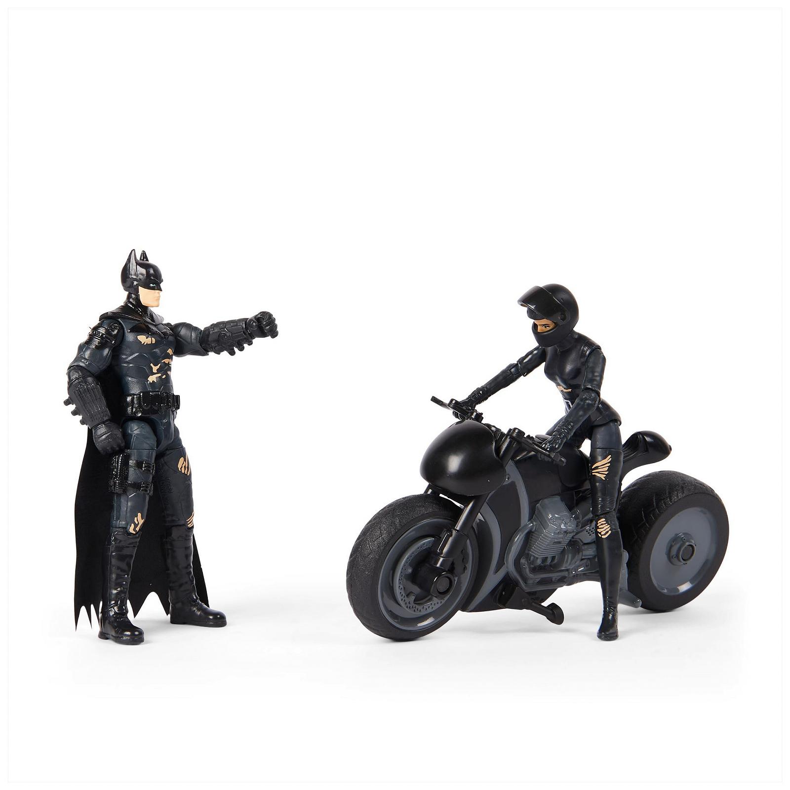 Ігровий набір DC Comics Batman The Batman, фігурки Бетмен та Селіна Кайл 10 см, мотоцикл Селіни Кайл, фото №9