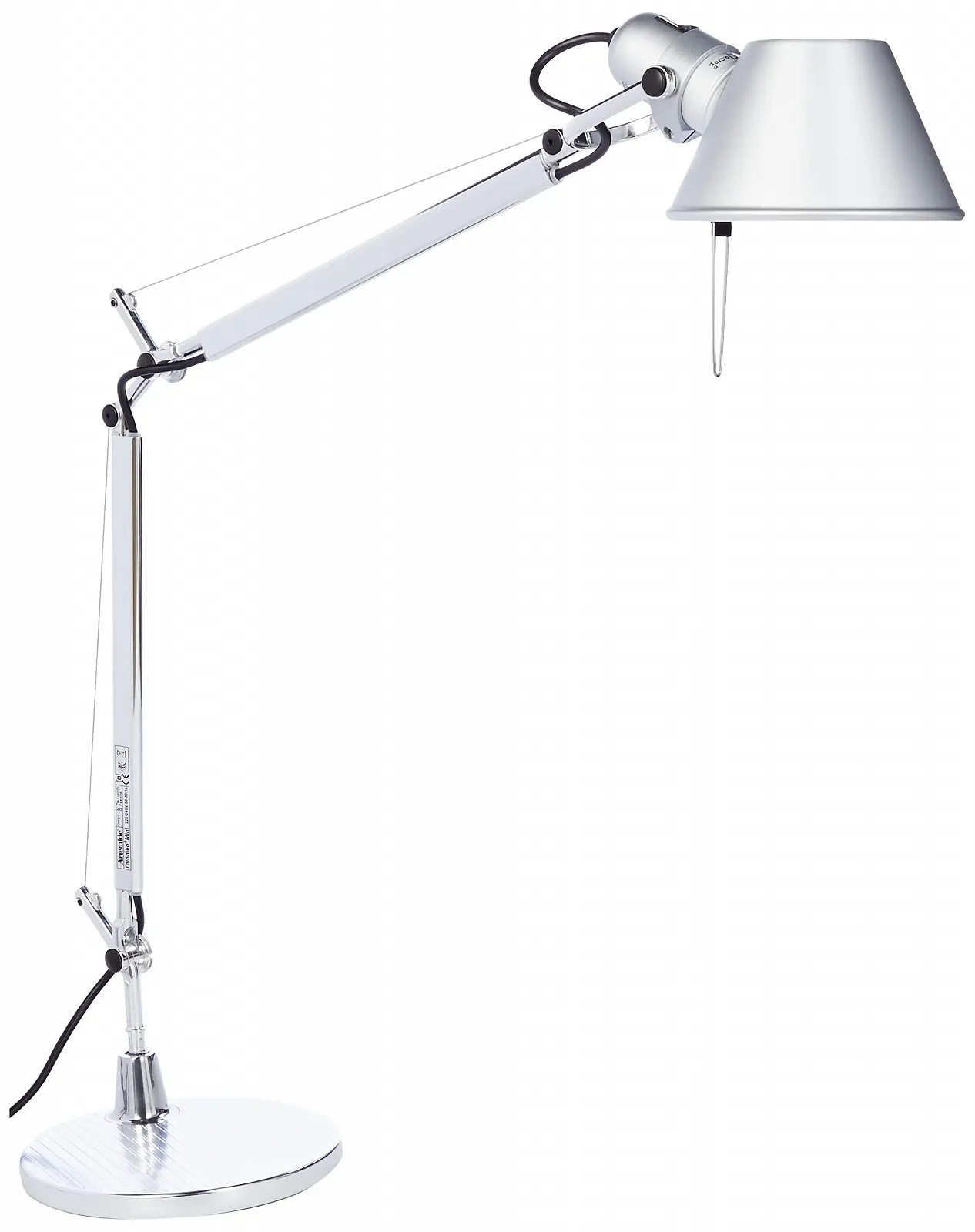 Настільна лампа Artemide Tolomeo Tavolo Mini алюмінієва ø20 см, фото №2