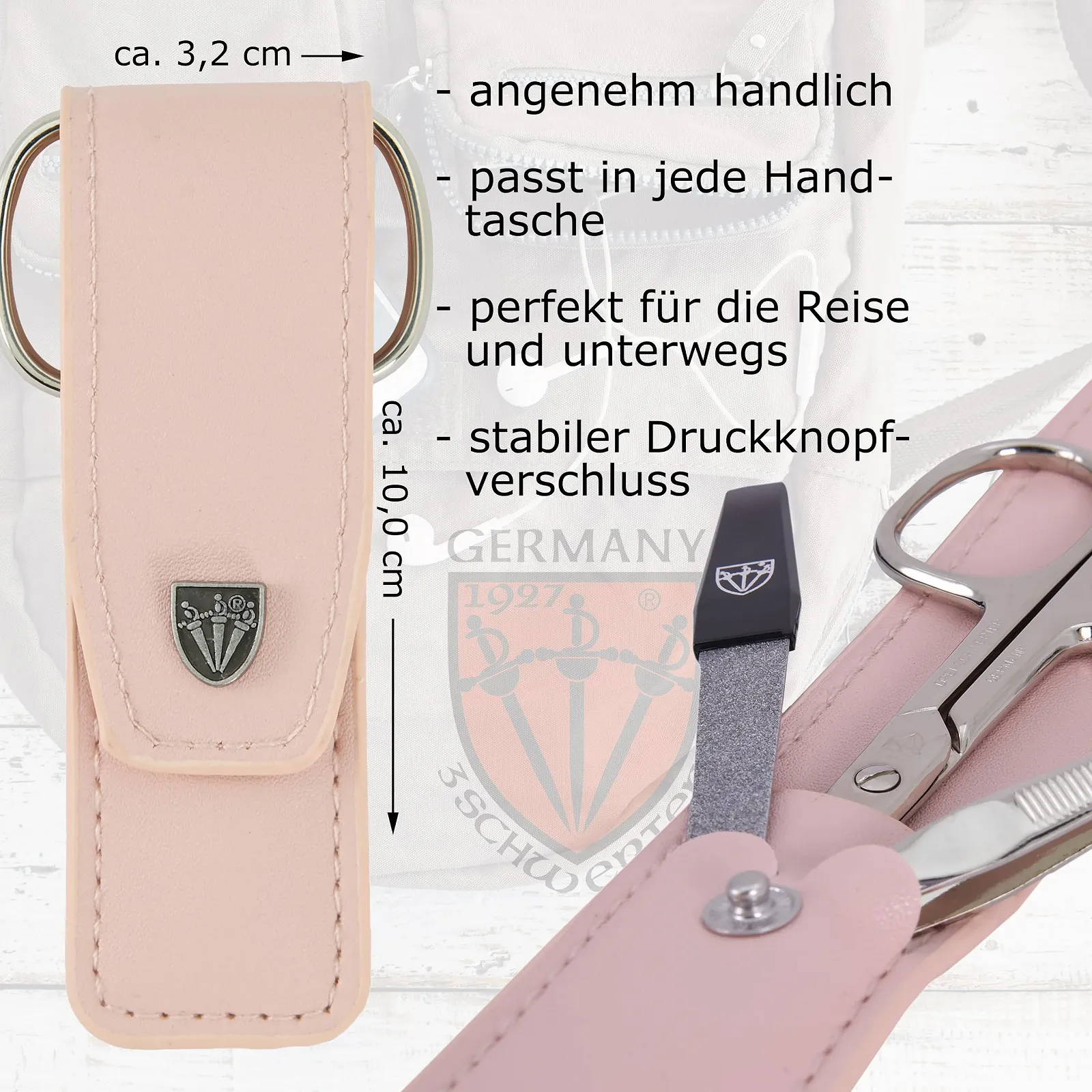 Набор для ухода за ногтями DREI SCHWERTER Venezia из 3 предметов, фото №4