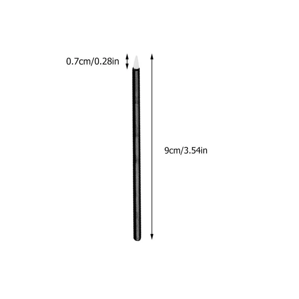 Кисти для подводки Lurrose одноразовые 100 штук, черные, фото №2 Кисти для подводки Lurrose одноразовые 100 штук, черные, фото №2