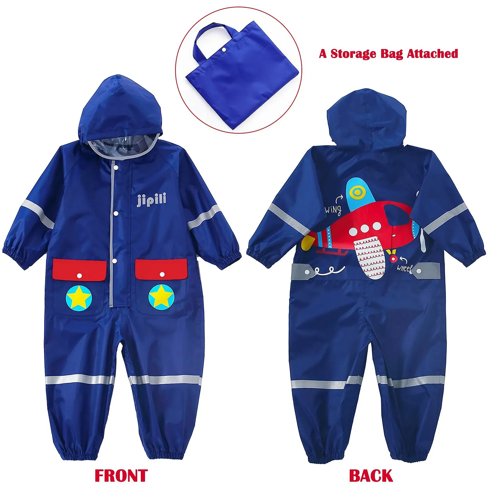 Дождевой комбинезон Fewlby детский, дождевое пончо для мальчиков и девочек, водонепроницаемые дождевики, детский дождевик с капюшоном, одежда для дождя для активного отдыха, фото №6 Дождевой комбинезон Fewlby детский, дождевое пончо для мальчиков и девочек, водонепроницаемые дождевики, детский дождевик с капюшоном, одежда для дождя для активного отдыха, фото №6