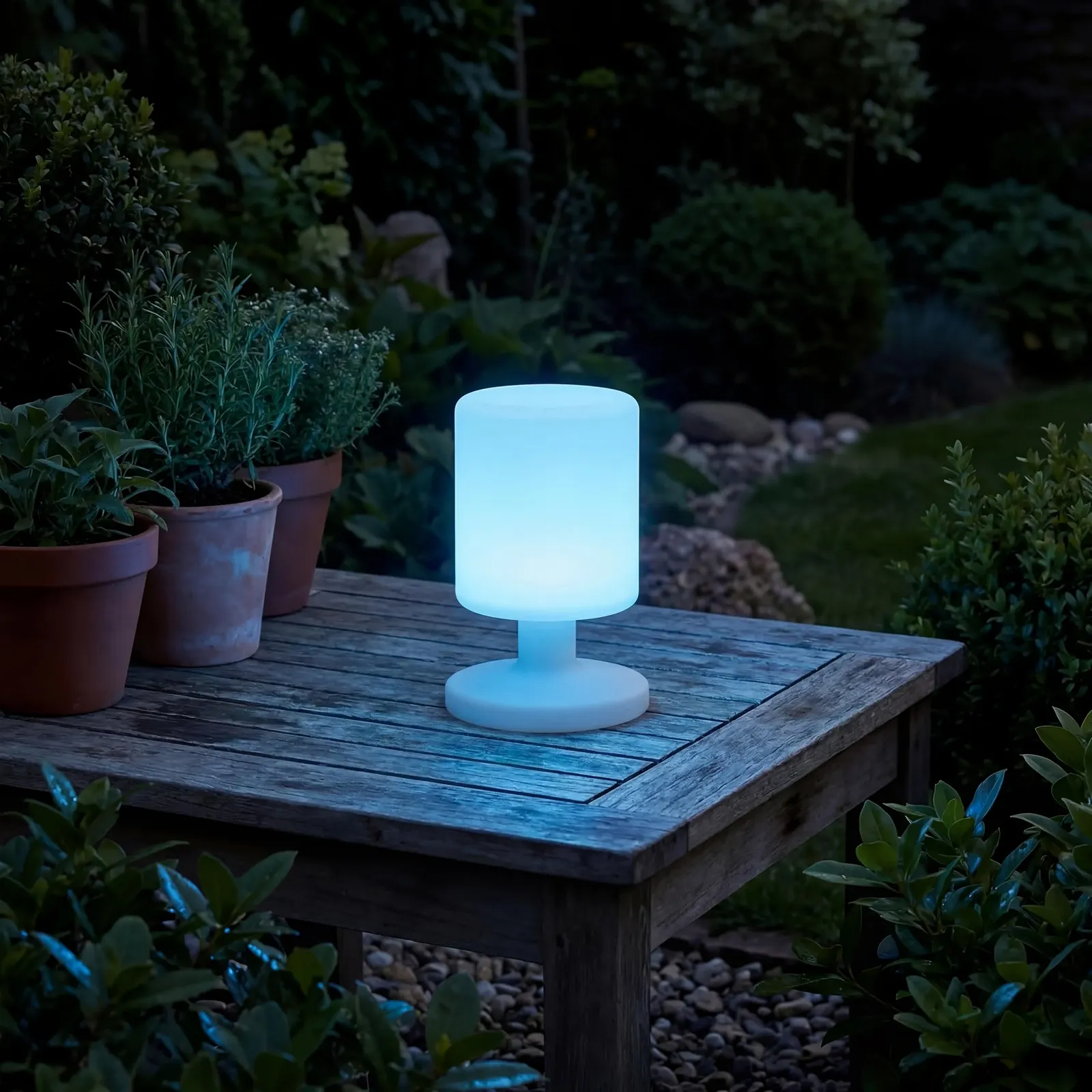 Настільна лампа Smartwares LED IDE-60067 Бездротова Перезаряджувана 7 кольорів Тепла біла або кольорова, фото №4