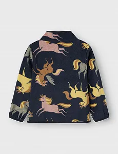 Флісова куртка NAME IT Nmfmeeko Aop2 для дівчат synthetic.ua - Фото 1