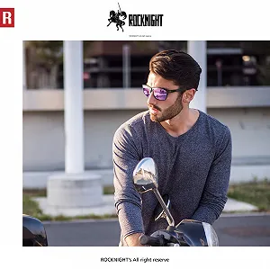 Поляризованные очки ROCKNIGHT HD для мужчин и женщин, защита UV400, металлическая оправа Al-Mg synthetic.ua - Фото 1