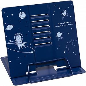Подставка для книг Котик Космонавт LTS-8164 металлическая Вид 2 - Фото 1