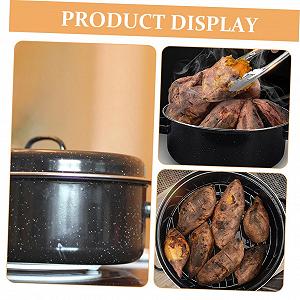 Сковорода-жаровня Multifunctional з подвійними ручками та кришкою synthetic.ua - Фото 1