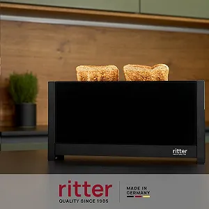 Тостер з довгим слотом ritter volcano 5 з насадкою для булочок, надзвичайно тонкий, зроблено в Німеччині, чорний ціна на synthetic.ua - Фото 1 Тостер з довгим слотом ritter volcano 5 з насадкою для булочок, надзвичайно тонкий, зроблено в Німеччині, чорний synthetic.ua - Фото 1