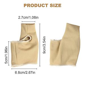 Роздільник для пальців ніг Hallux Valgus 4шт, Шкарпетки-роздільники для пальців ніг synthetic.ua - Фото 1