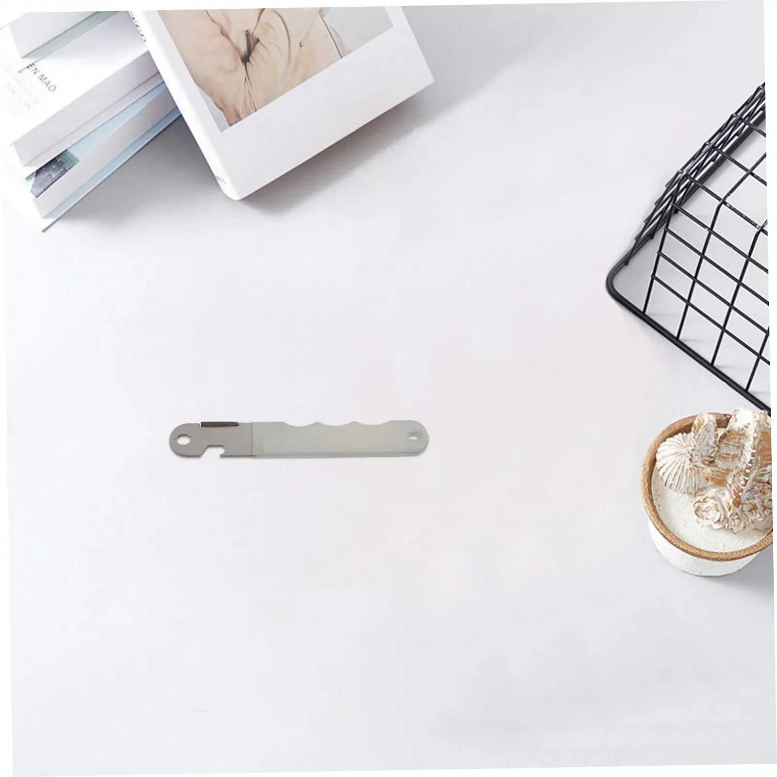 Многофункциональная точилка для ножей ножниц крючков и долот Белый пластик, фото №6