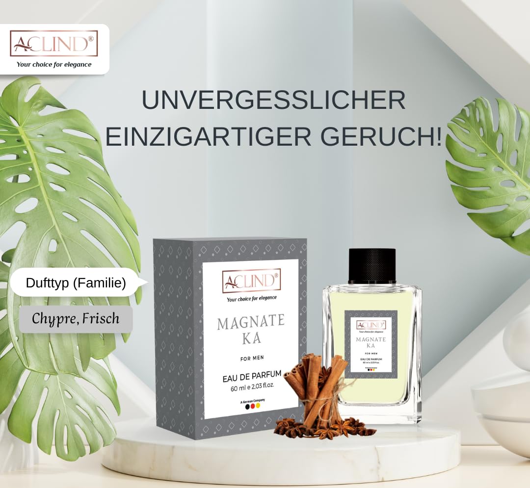 Парфюмерная вода ACLIND MAGNATE KA For Men Eau De Parfum 60 мл, фото №2