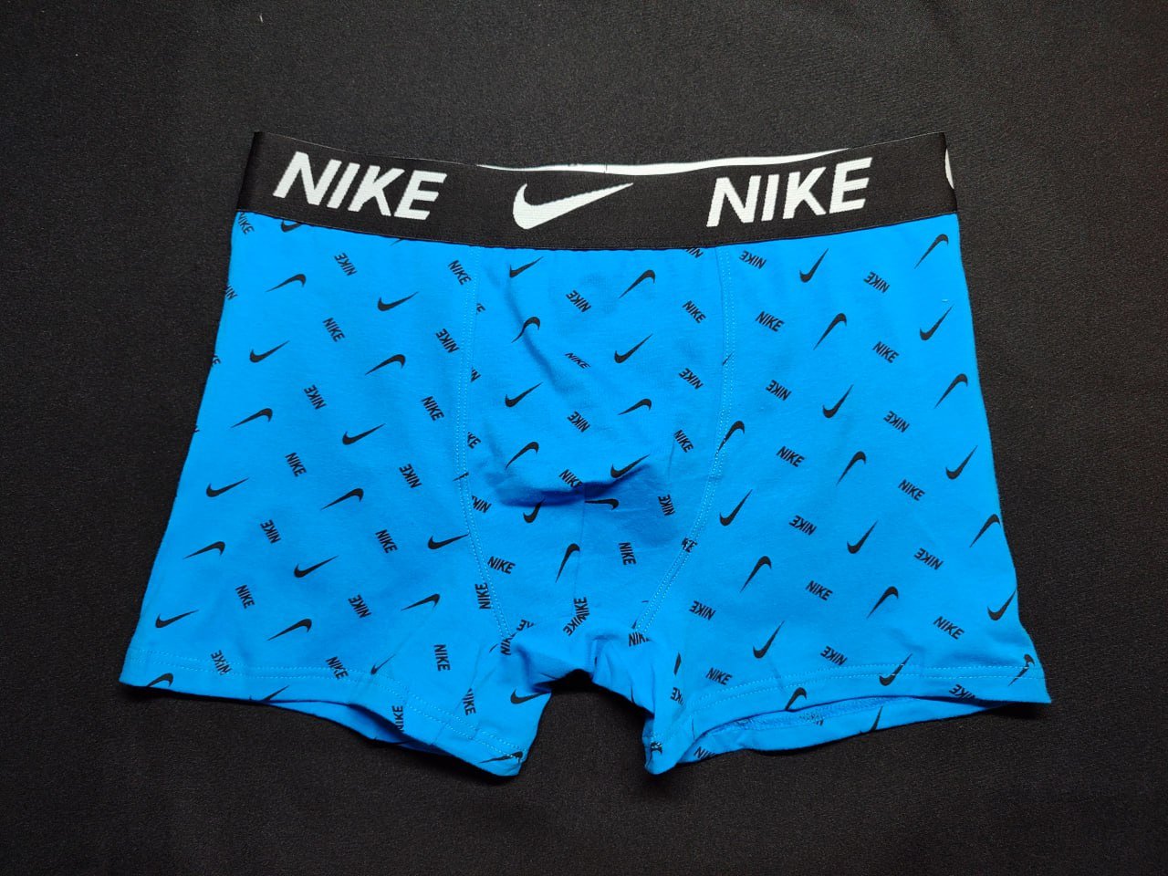 Чоловічі сині труси боксери Nike, фото №1