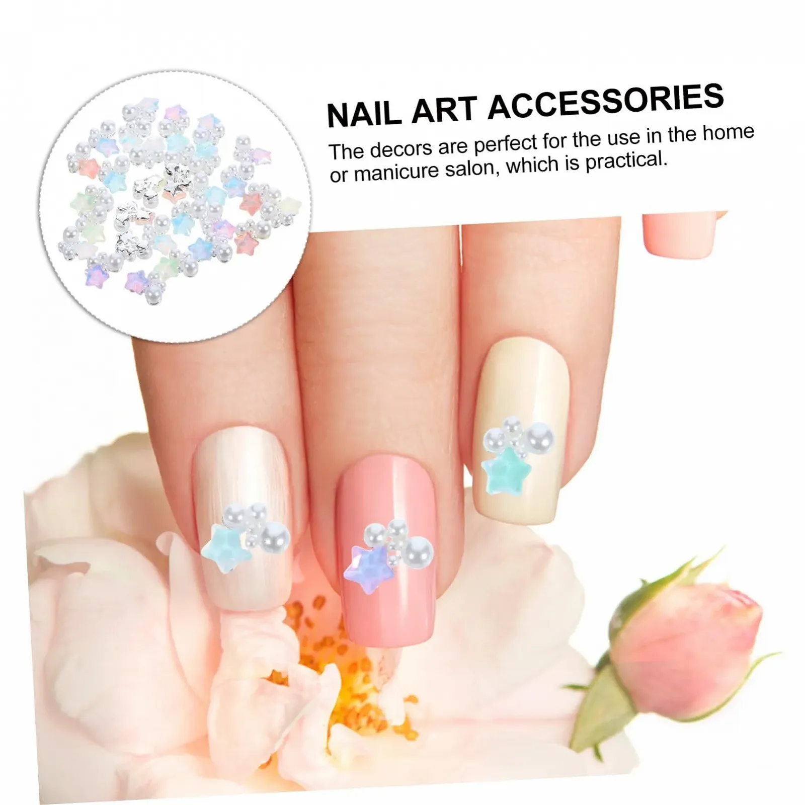 Підвіски для нігтів, прикраси для манікюру, фото №7