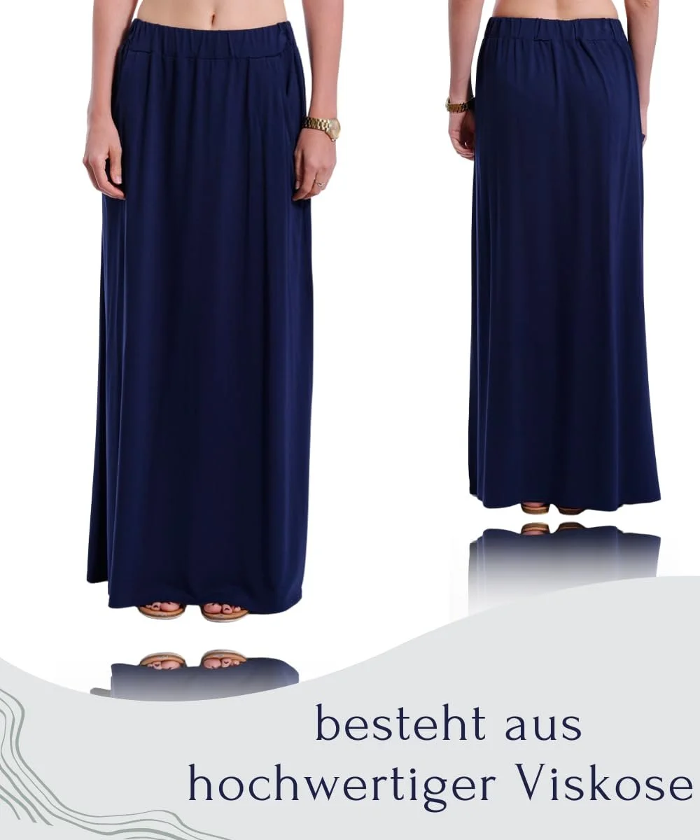 Спідниця Максі Літня Жіноча Смугаста або Однотонна, фото №6