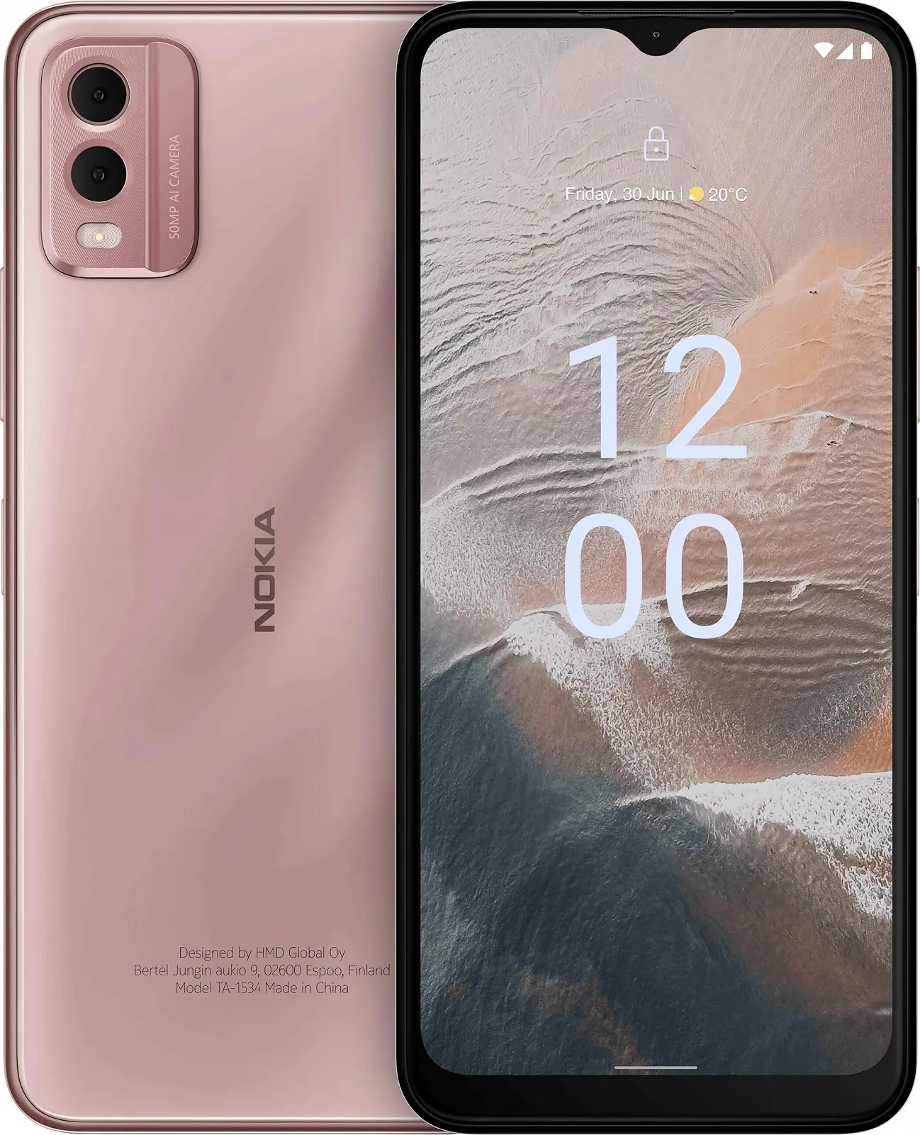 Смартфон Nokia C32 4/64GB 6.5" HD+ 50MP IP52 Fingerprint Sensor Face Unlock, фото №3 Смартфон Nokia C32 4/64GB 6.5" HD+ 50MP IP52 Fingerprint Sensor Face Unlock, фото №3
