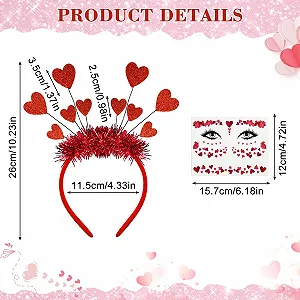 Обруч Сердце Красный Набор из 2 цена на synthetic.ua - Фото 1 Обруч Сердце Красный Набор из 2 synthetic.ua - Фото 1