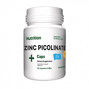 Минеральный комплекс EntherMeal Zinc Picolinate 60 капсул (ZNPIC060EM086) - Фото 1