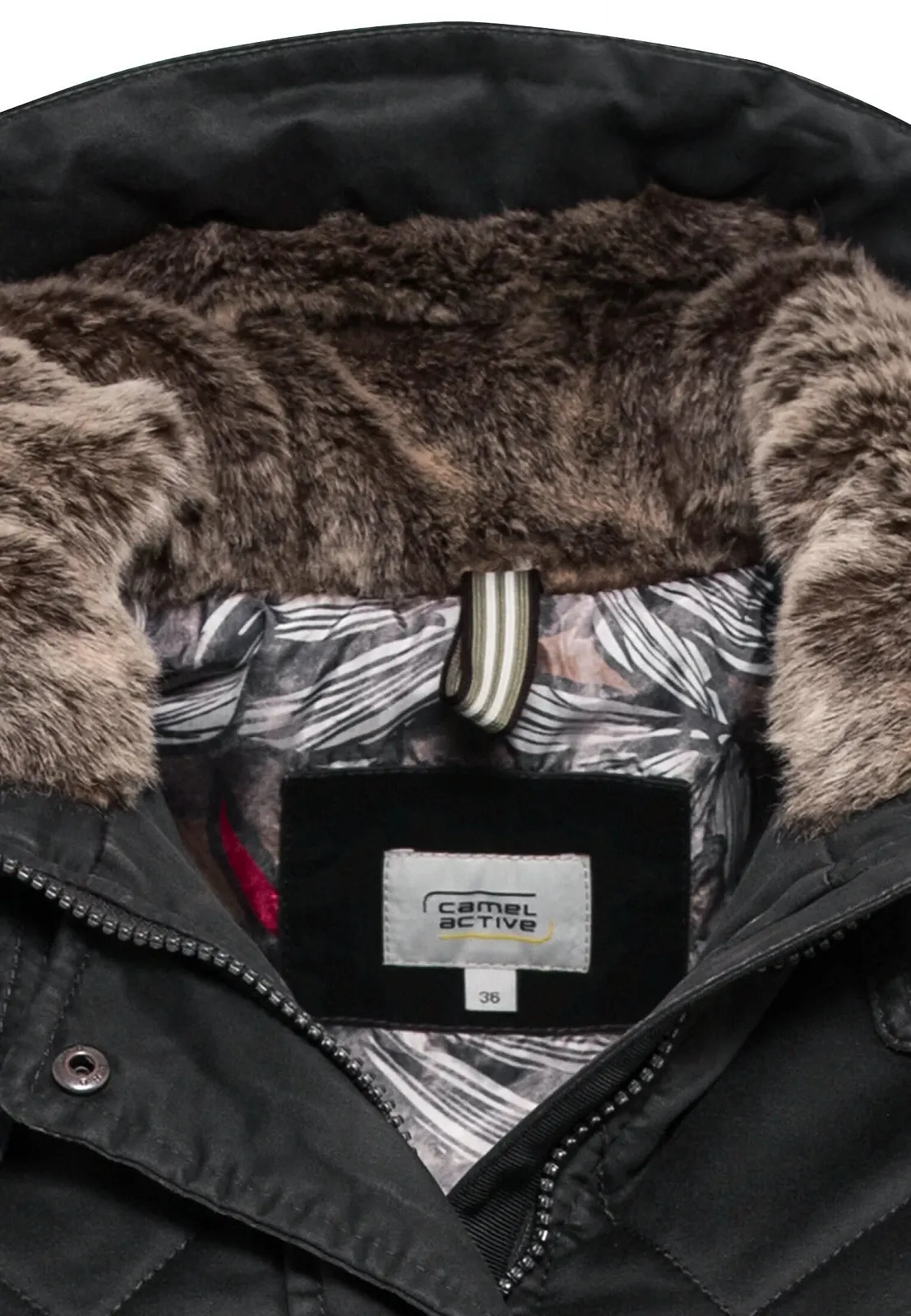 Жіноче стьобане пальто camel active у вінтажному стилі, фото №9 Жіноче стьобане пальто camel active у вінтажному стилі, фото №9