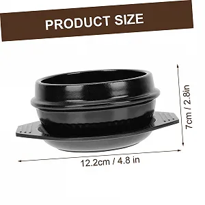 Каструля для запікання керамічна для бібімбапу рівномірний розподіл тепла synthetic.ua - Фото 1