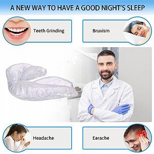 Капа Нічна 8 Формуємих для зубів від бруксизму, зменшує хропіння, покращує сон 2 розміри synthetic.ua - Фото 1