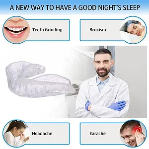 Капа Нічна 8 Формуємих для зубів від бруксизму, зменшує хропіння, покращує сон 2 розміри synthetic.ua - Фото 1