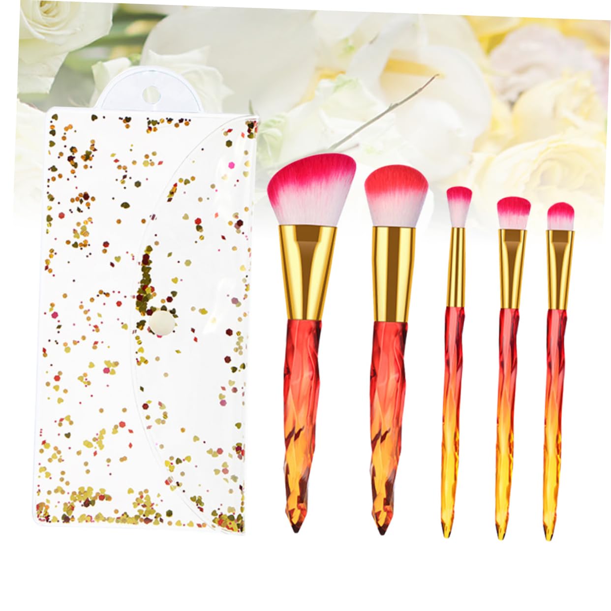 Кисти Angoily 15 Stk White handle Kristall, фото №4