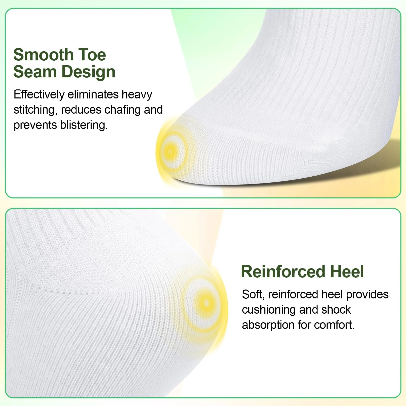 Шкарпетки з рюшами Жіночі Білі (6 пар), фото №3 Шкарпетки з рюшами Жіночі Білі (6 пар), фото №3