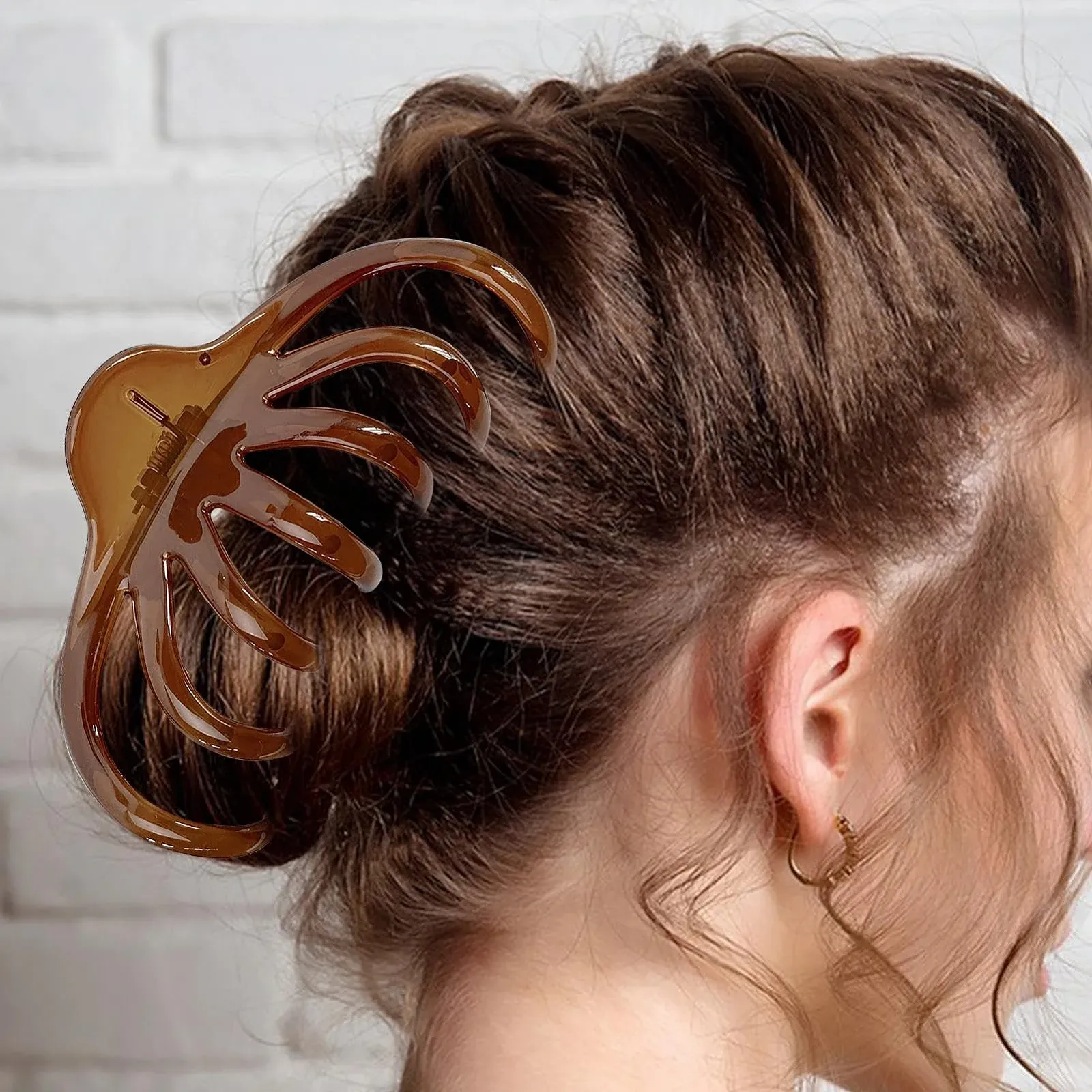 Большая заколка для волос Осьминог - Заколка Осьминог - Нескользящие заколки для волос | Прочные модные парикмахерские аксессуары для тонких волос для женщин и подростков, фото №2 Большая заколка для волос Осьминог - Заколка Осьминог - Нескользящие заколки для волос | Прочные модные парикмахерские аксессуары для тонких волос для женщин и подростков, фото №2