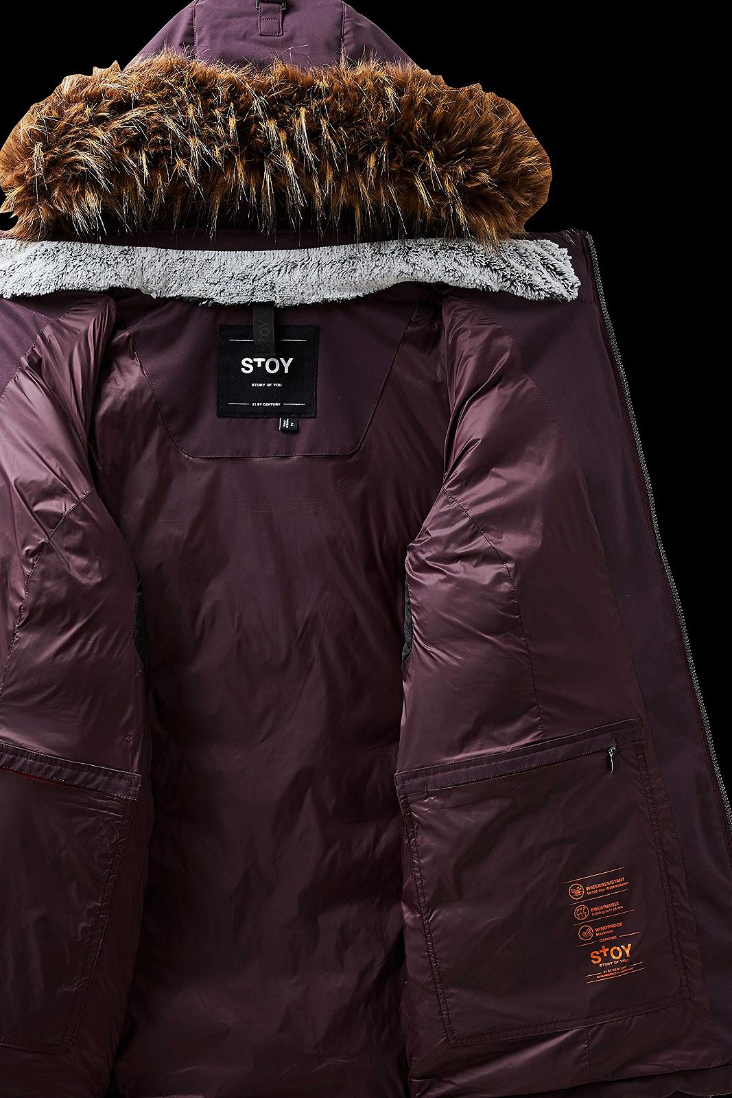 Женская Куртка STOY Wmn Quilted Jacket E стеганая со съемным капюшоном, фото №3