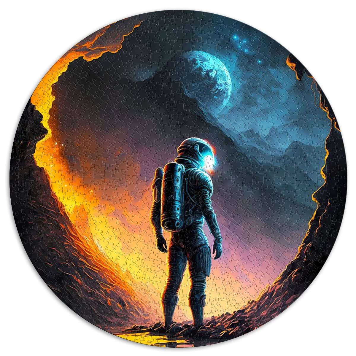 Пазл Universe Astronaut Круглый 1000 деталей 67,5 x 67,5 см, фото №1