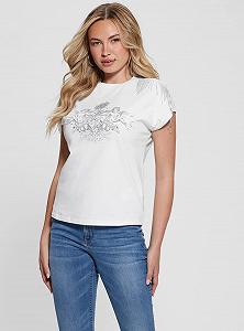 Женская футболка GUESS W4RI15I3Z00 white - S - Фото 1