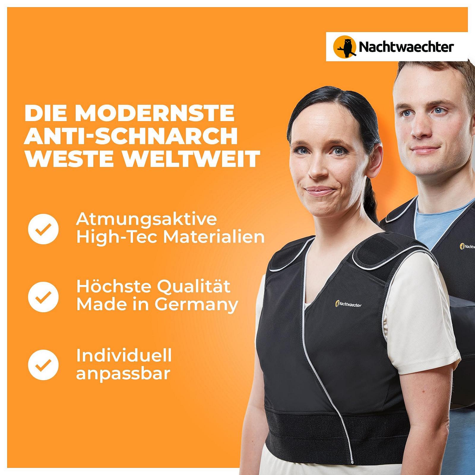 Жилет против храпа Nachtwaechter 2.0 XL/XXL с воздушным насосом, фото №2