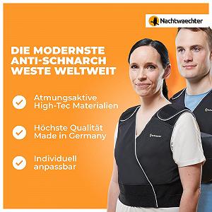 Жилет против храпа Nachtwaechter 2.0 XL/XXL с воздушным насосом synthetic.ua - Фото 1