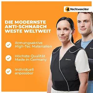 Жилет проти хропіння Nachtwaechter 2.0 XL/XXL з повітряним насосом synthetic.ua - Фото 1