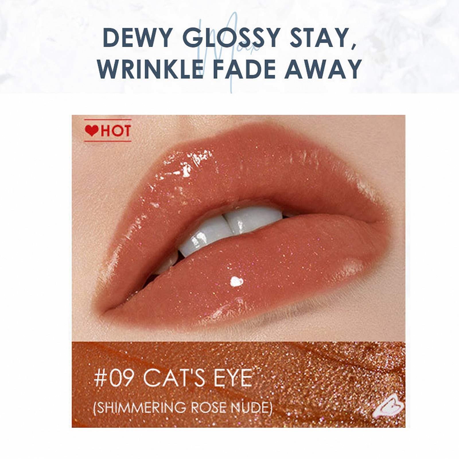 Блеск для губ Увлажняющий для макияжа губ Пластик для женщин (09, Santa Claus), фото №7