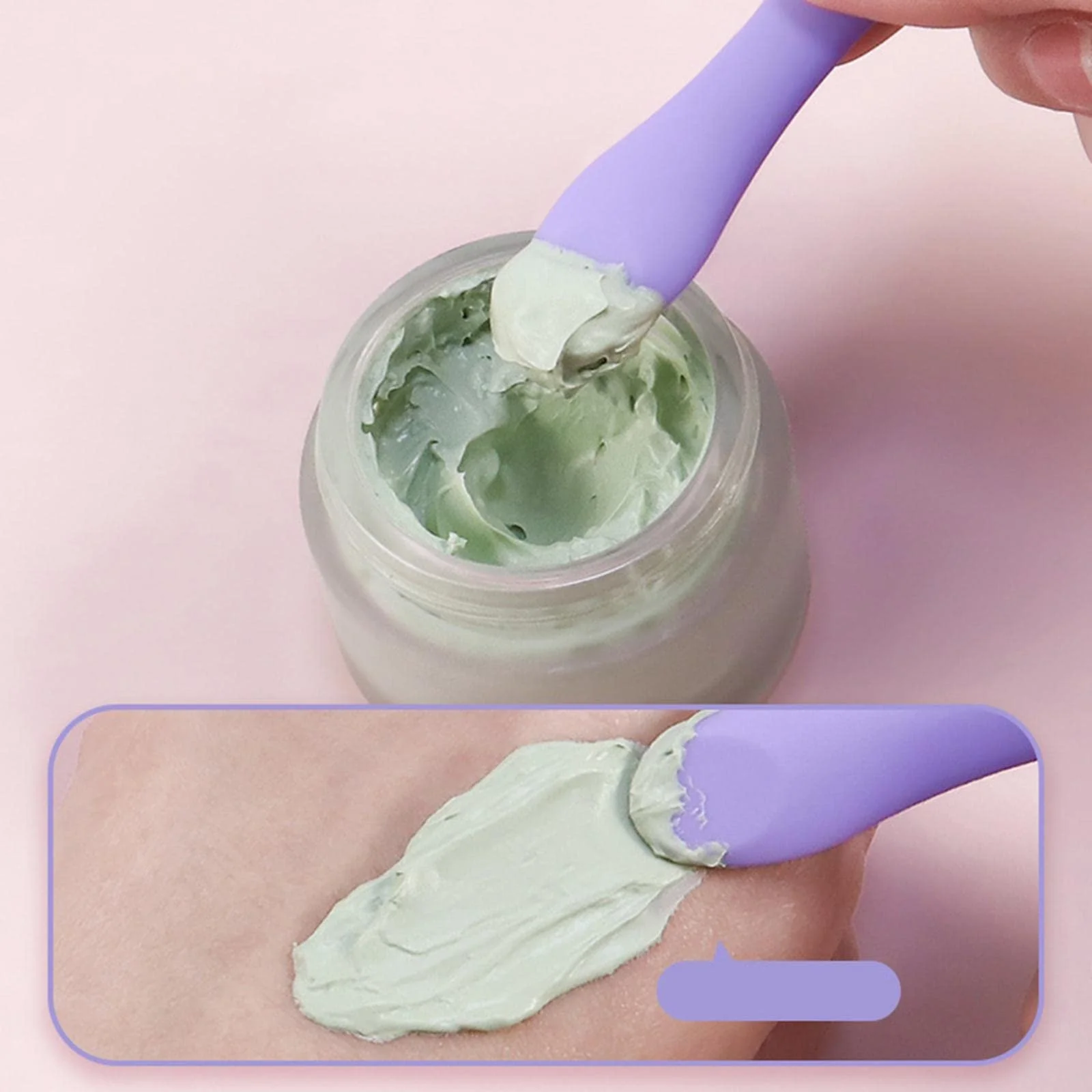 Трафарети для підводки harayaa багаторазові, фіолетові, набір 1 шт., фото №5