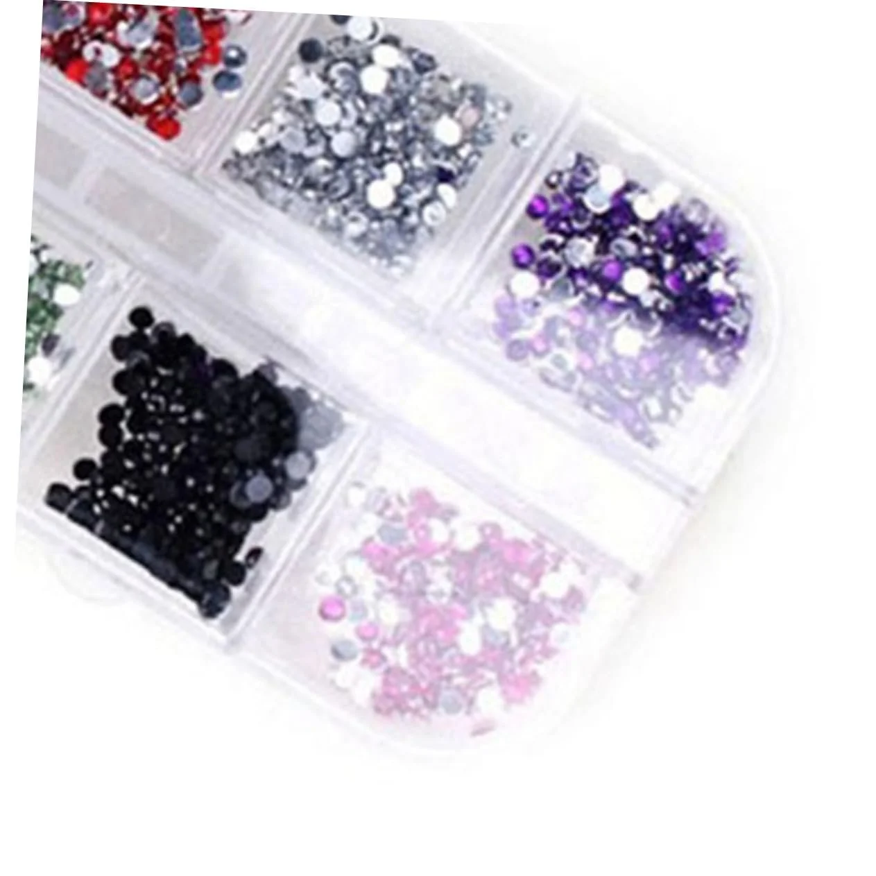 Декор для ногтей Healvian Farben Drop Drill Акрил Круглый Для изготовления украшений Ручной работы, фото №9