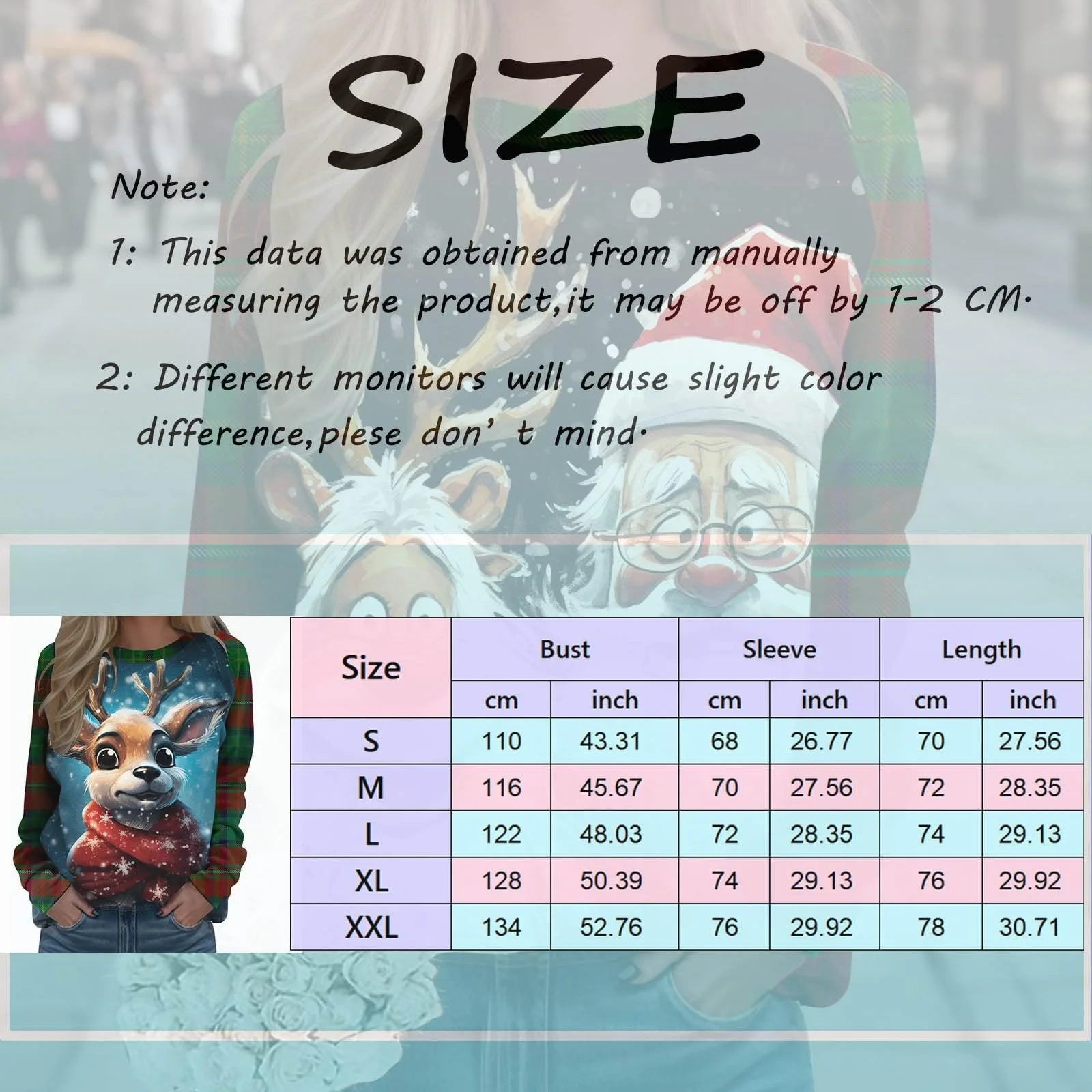 Вінтажний Світшот з круглим вирізом, фото №3