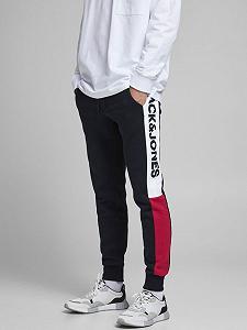 Штани JJIWILL LOGO JJBLOCKING SWEAT P. VG NOOS 12197199 Navy Blazer Jack&Jones Темно-синій L - Фото 1