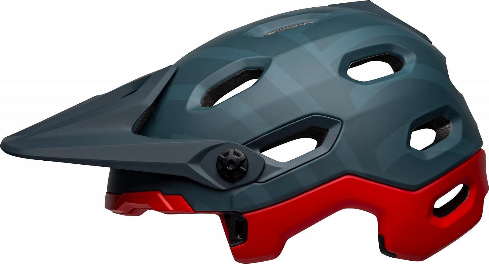 Шлем Bell Downhill MTB Super DH Spherical Prime Matte Blue/Crimson, фото №8