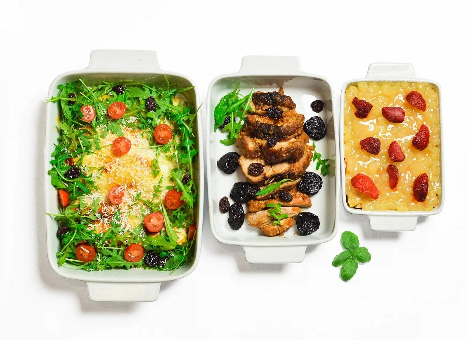 Набір форм для запікання Sendez з 3 шт керамічні 2.2 л 1.4 л 0.8 л, фото №1