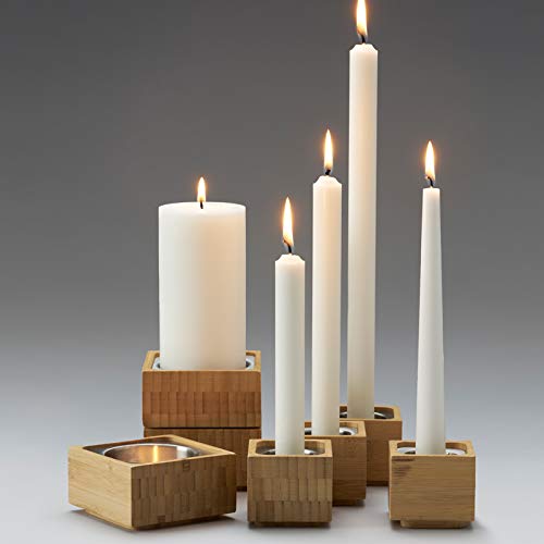 Подсвечник Duni Bamboo Modular 3 в 1 95 x 95 x 50 мм, фото №2