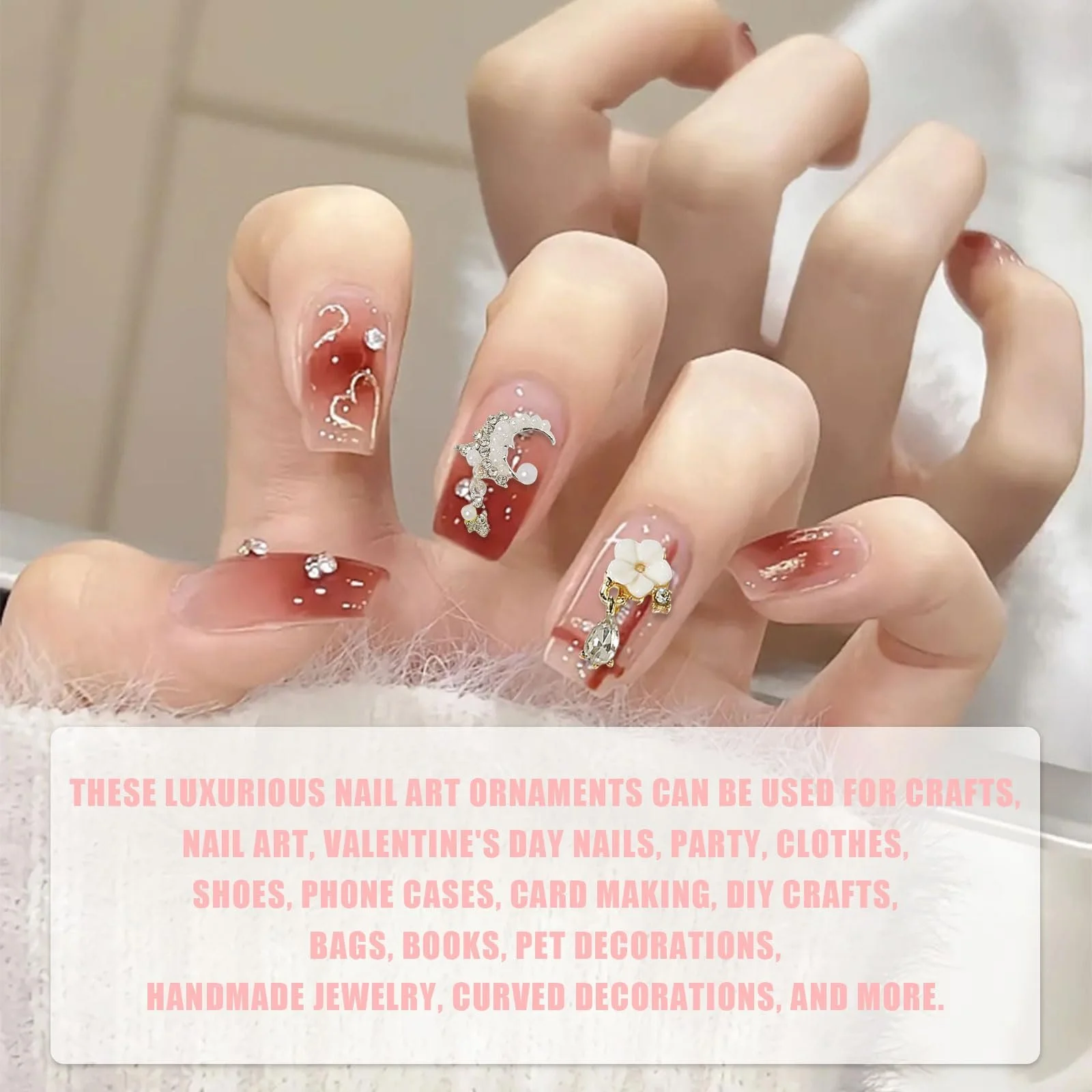 Розкішні прикраси для нігтів, фото №5